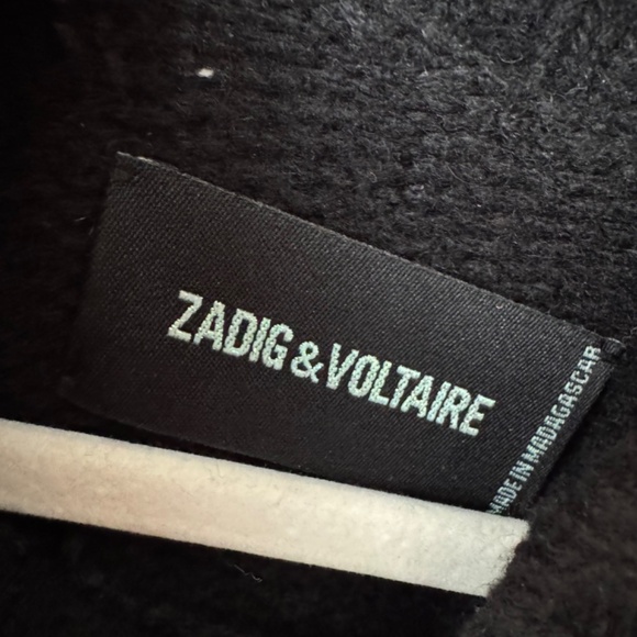 Zadig and Voltaire Alma Rock and Roll Iconic Merino Wool Turtleneck Sweater M - Picture 6 of 8